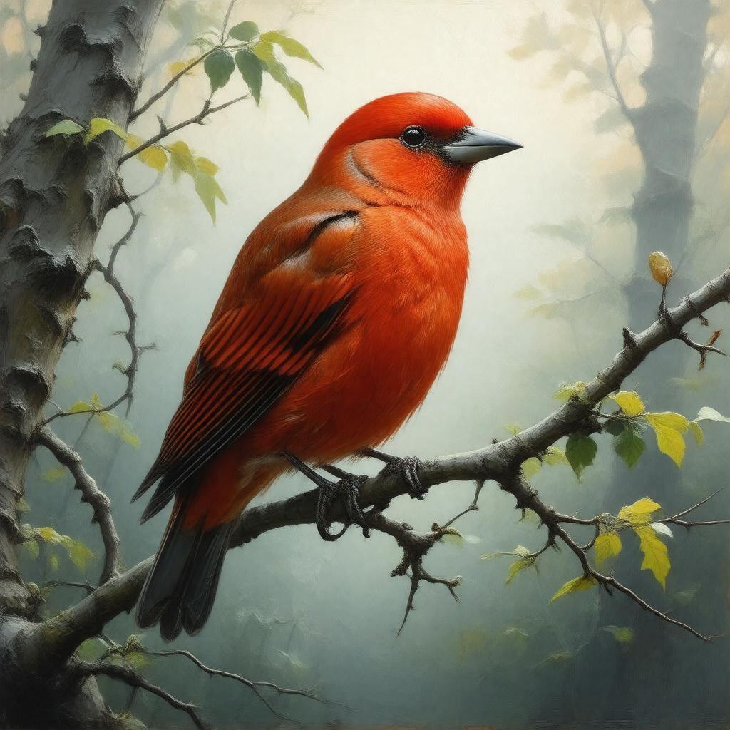 scarlet tanager